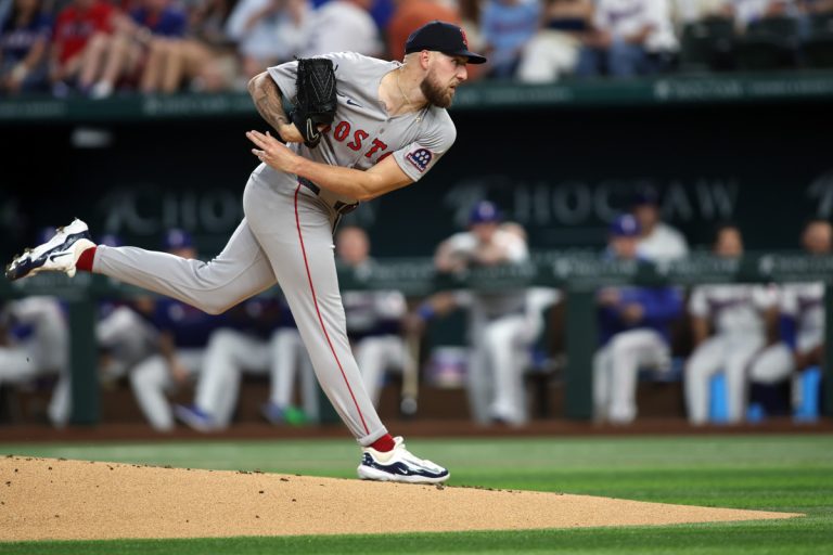 Pink Sox fan reactions at Garrett Crochet Information