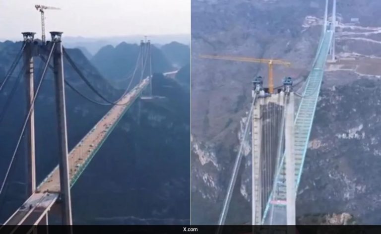 China Constructing World’s Highest Bridge, Will Reduce Journey Time From 1 Hour To 1 Minute