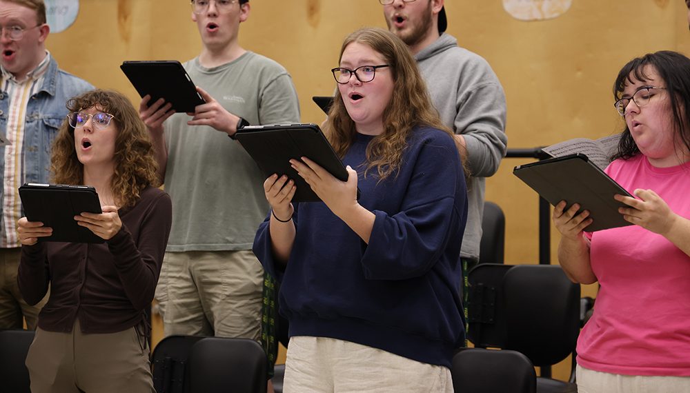 The ultimate live performance of the ATU choir from 2024-25 Tuesday night