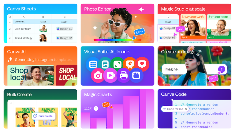 CANVA makes the very best reinvention ever, giving spreadsheets and code a visible Polish