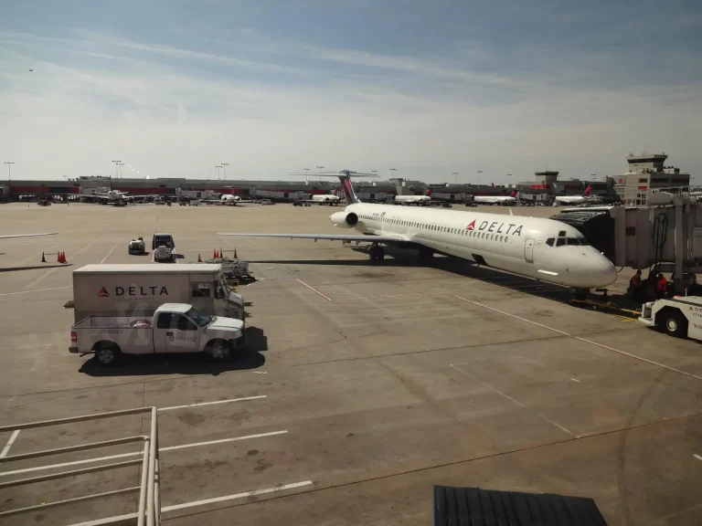 Delta A330 Catches Fireplace at Orlando Airport