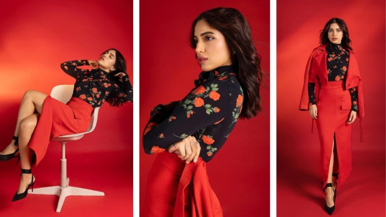 Bhumi Pednekar’s Crimson-Scorching Energy Play: Florals, Hearth, and Fierce Style