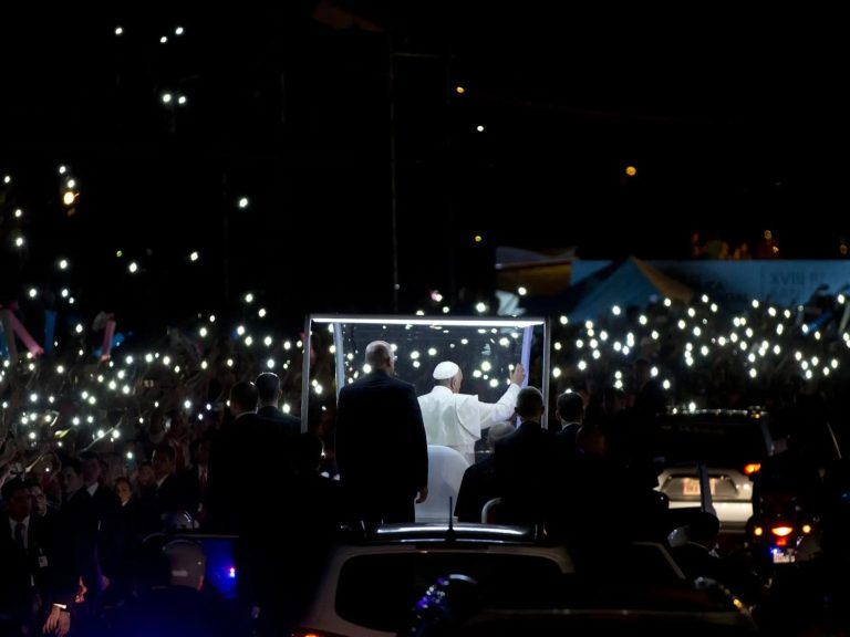 I noticed the pope visiting the forgotten and switch the skeptics