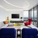 A Penthouse in Miami has vibrant colours and daring textures
