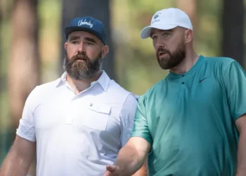 Jason Kelce revamps clothes line whereas poking enjoyable at Travis’ vogue selections