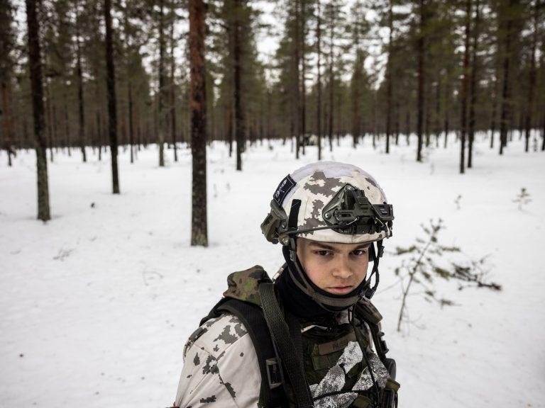 Preparation for warfare with Russia on ice and snow