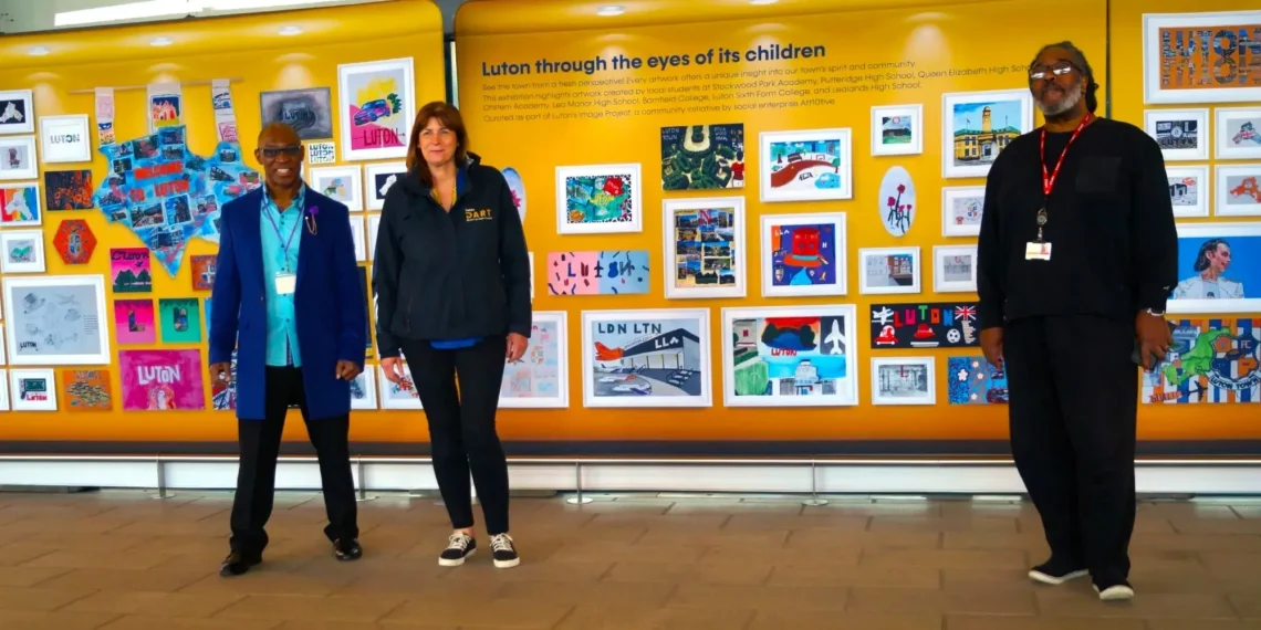 Artwork on the DART: Luton’s picture unveiled