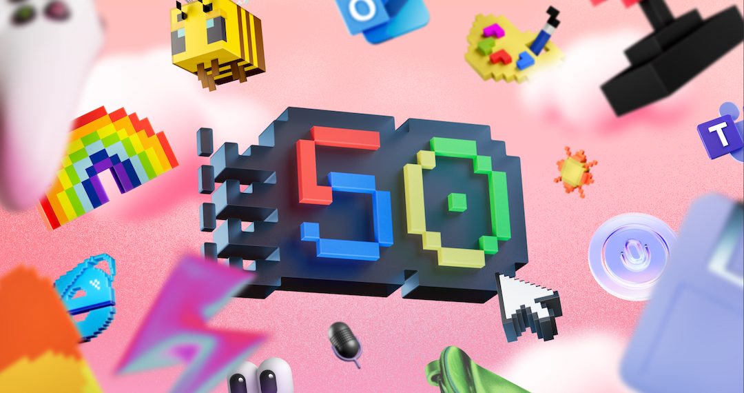 Microsoft clicks on 50 years with a nostalgic however formidable model