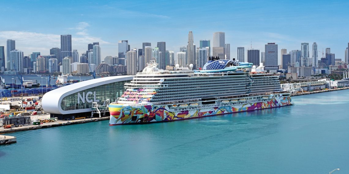 NCL christens Norwegian Aqua in Miami