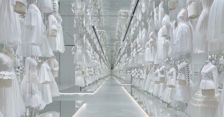 OMA / Shohei Shigematsu designs the Dior Exhibition as Dreamscape structure in Seoul