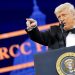 Trump Brags World leaders are ‘kissing a terrific Hannibal Lectr’ and Holidays ‘and Holidays’ at NRCC dinner