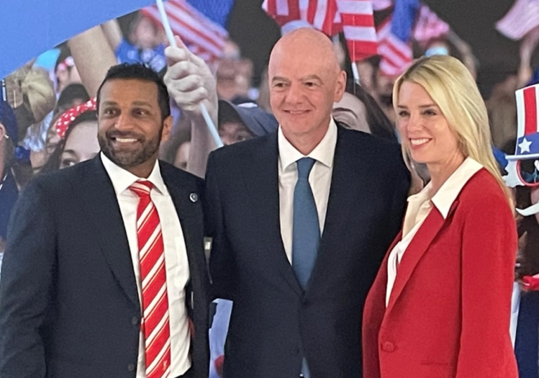 Pam Bondi, Kash Patel meet with FIFA Preza to speak concerning the safety of the World Cup in Miami