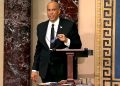 Cory Booker breaks the recording for the longest speech by the Senate when he calls for resistance to Trump