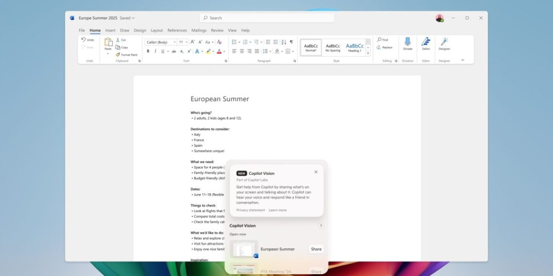 Microsoft begins to check the replace of the childot imaginative and prescient that may “see” your display and purposes