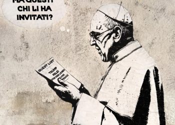 “And who invited them?”, The controversial graffiti towards Milei meter of Pope Francis
