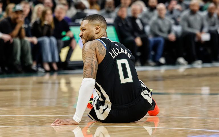 Bucks star Damian Lillard, went out for the season with the left left -handed Achilles