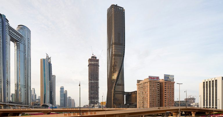 UNESTUDIO is drawn from basic artwork with counterposto wasl tower
