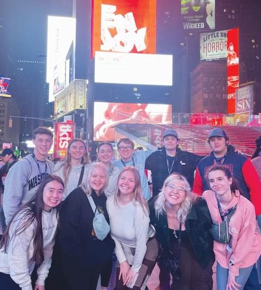 Small city college students journey to the massive metropolis