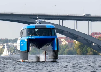 Stockholm Launches World’s First Electrical Flying Ferry with Candela P-12