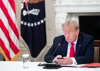 Trump continues to lean, exempt telephones and fare computer systems