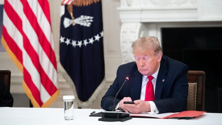 Trump continues to lean, exempt telephones and fare computer systems