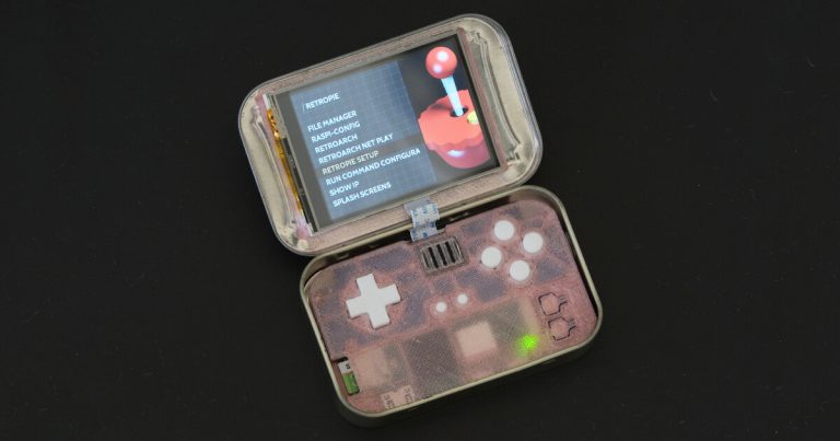 Raspberry Pi recreation console matches contained in the tin thoughts recycled altoids