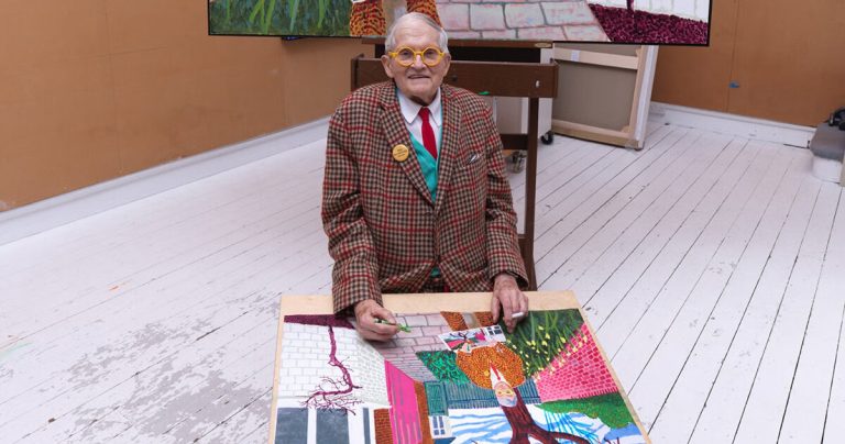 Paris subway forbids David Hockney Poster earlier than Basis Louis Vuitton Exhibition