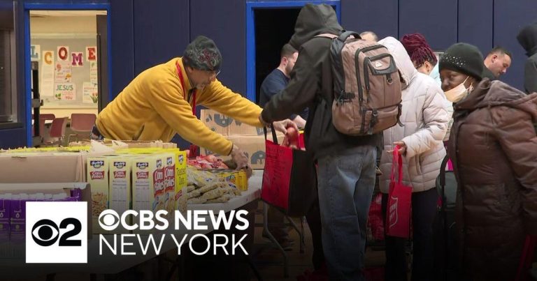 Salvation Military provides out Easter meals baskets in Harlem – CBS Information