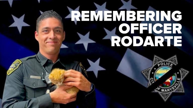 Neighborhood honors Officer Rodarte at public Celebration of Life