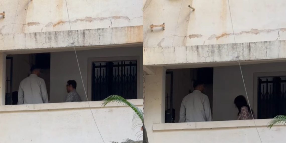 Aamir Khan visits ex-wife Reena Dutta’s home with girlfriend Gauri Spratt and Junaid Khan | WATCH