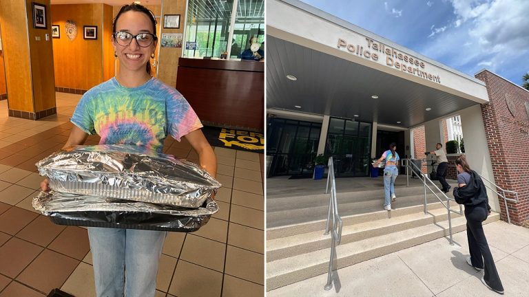 FSU college students carry meals to police to point out their thanks: ‘Outpouring of affection’