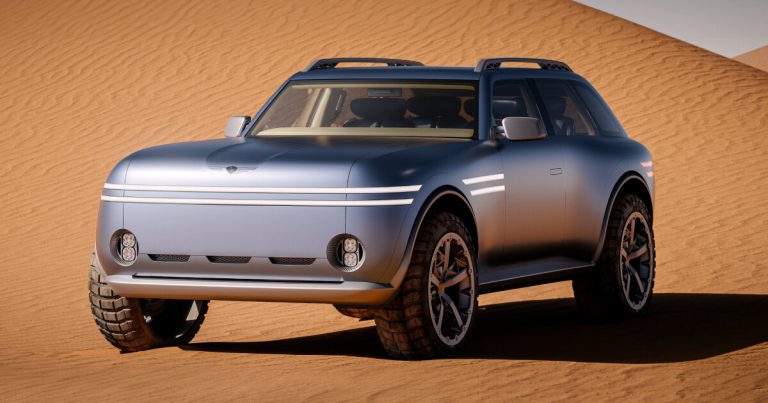 Genesis X Gran Equator SUV incorporates the “room” dials on the dashboard