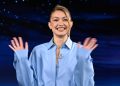 Gigi Hadid makes a button-up shirt appear to be an announcement piece
