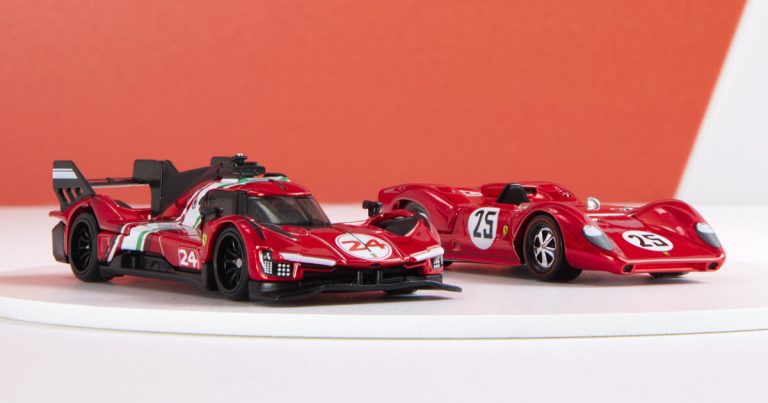 Scorching Wheels Ferrari returns with a automobile driving in loops