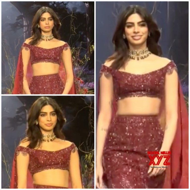 Khushi Kapoor Reigns the Ramp as Showstopper for Bombay Occasions Style Week Grand Finale