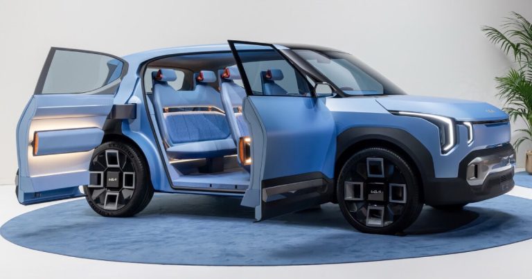 Kia turns hemp and mycelium into cabin components of Electrical SUV EV2