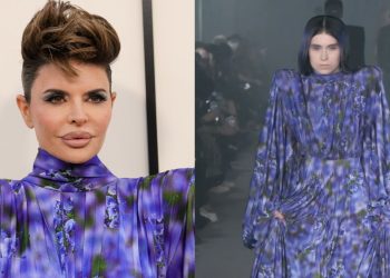 Lisa Rinna Favors Daring Shoulders in Vetements for Style Belief Awards