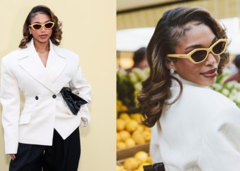 Lori Harvey Goes Oversize for Jacquemus at Boutique Cocktail Occasion