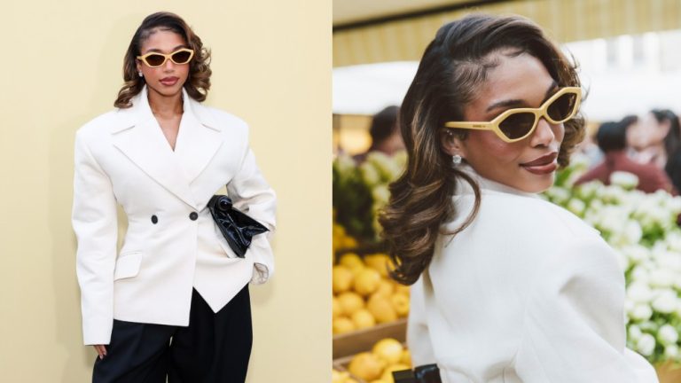 Lori Harvey Goes Oversize for Jacquemus at Boutique Cocktail Occasion
