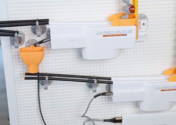 Channel Rube Goldberg with marble operating that may set off your good dwelling