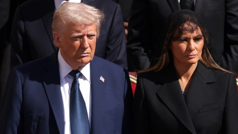 Melania Trump Favors Dolce & Gabbana for Pope Francis’ Funeral