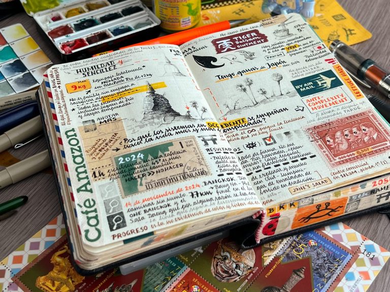Via a love of notes, José Naranja paperwork his journeys a tiny element at a time-color