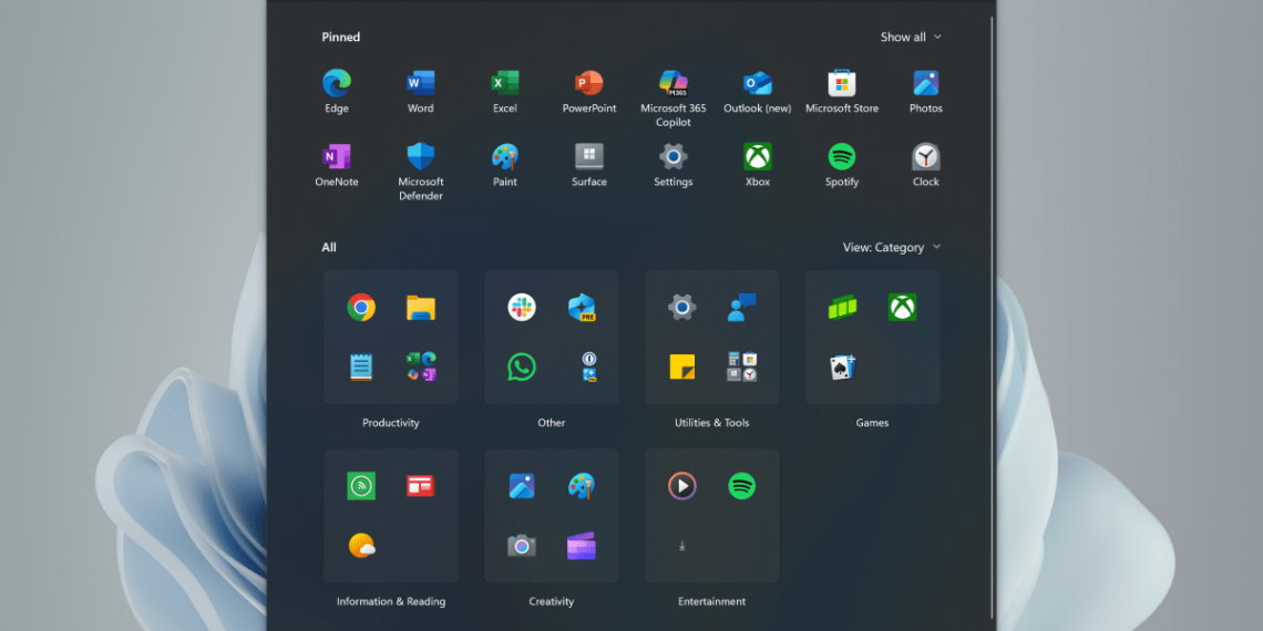 The brand new Home windows 11 begin menu of Microsoft is greater and solves a serious ache level
