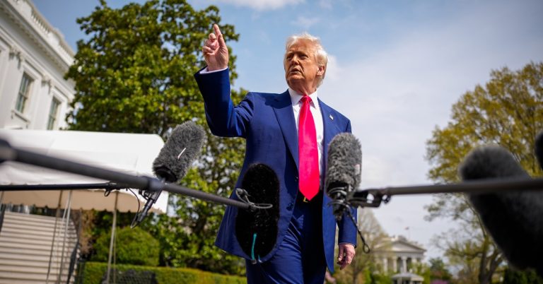 Trump’s job allow, processing of issues in April 2025