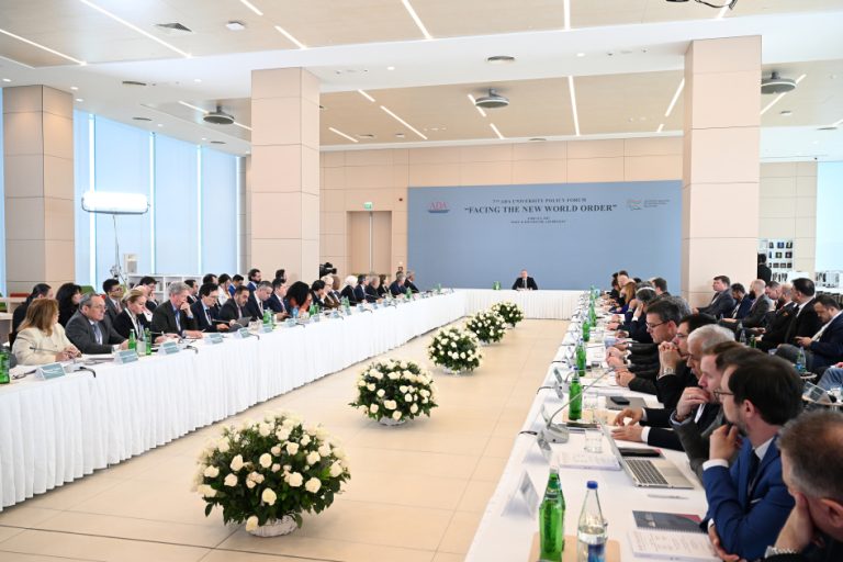 Worldwide Discussion board subject “Given the brand new world order” at ADA College with the participation of President Ilham Aliyev (picture/video) – Development Information Company