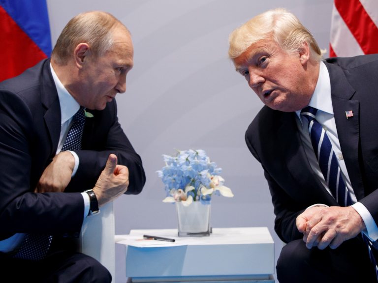 Donald Trump stated Vladimir Putin “is loopy” after Russia’s greatest assault towards Ukraine for the reason that starting of the conflict