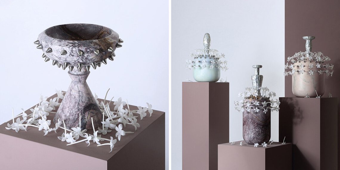 Richard Yasmine debuts Marble Artwork from Desk Assortment “Divine Decadence” in Milan