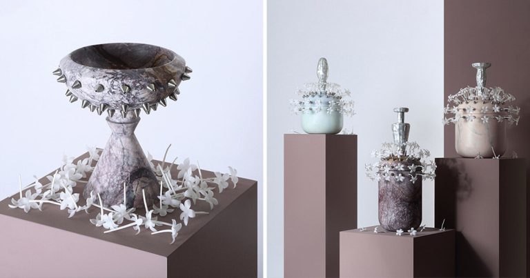 Richard Yasmine debuts Marble Artwork from Desk Assortment “Divine Decadence” in Milan