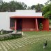 Crimson Wall Segments Exit the White Physique of the Saba Home in India