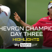 Chevron Championship | Third day essential elements – Sky Sports activities